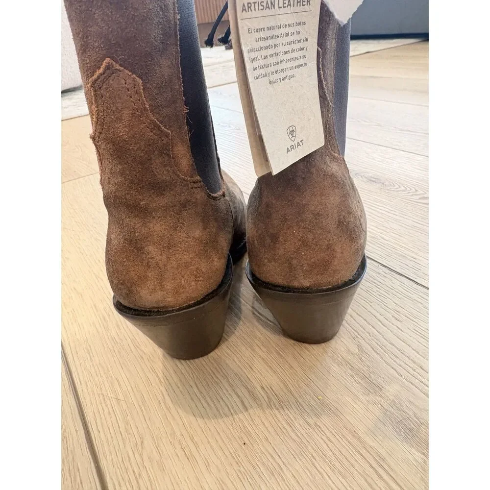 Ariat Shiloh Bootie Ginger Suede Size 7 NWT
